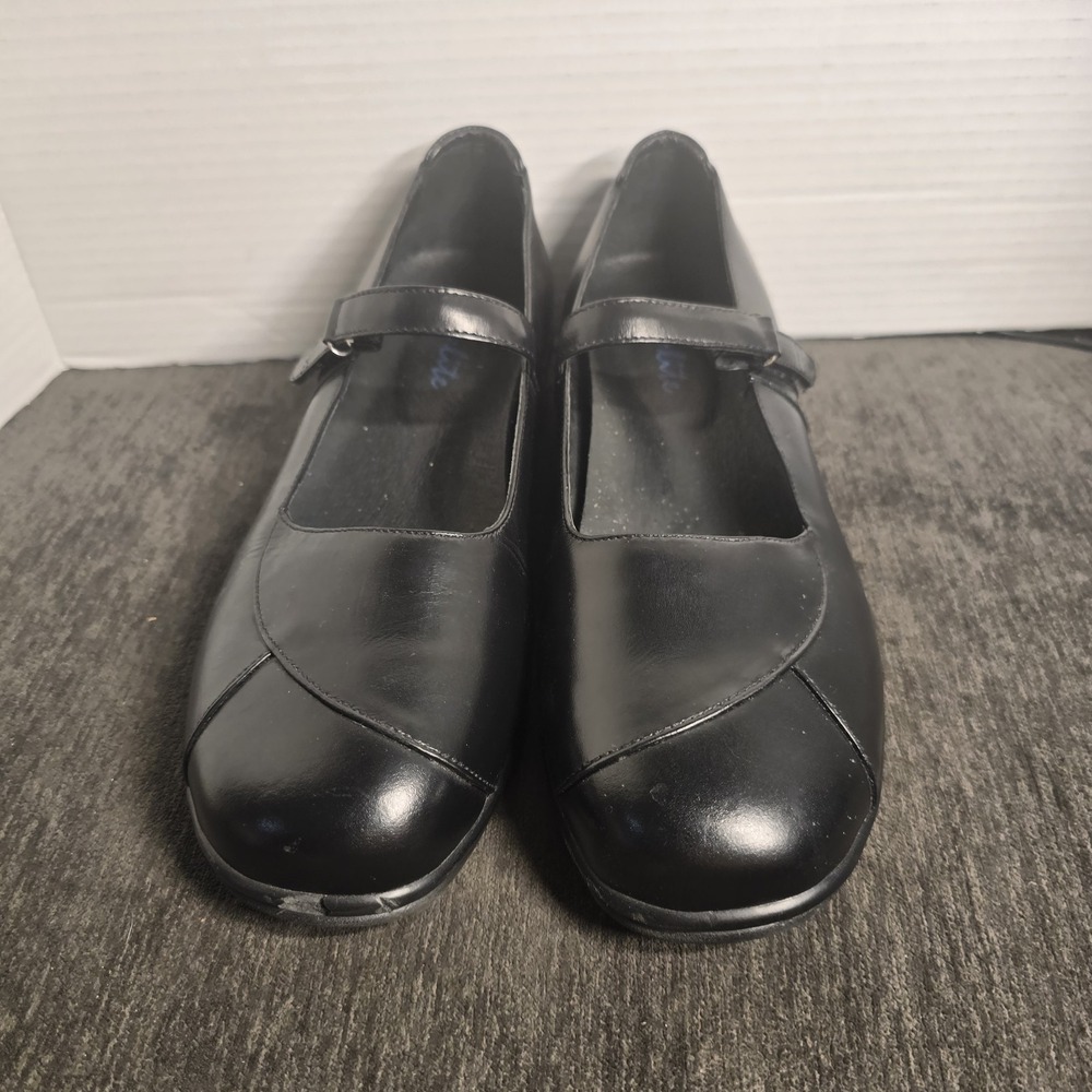 Ped-Lite Connee Womens Diabetic Mary Jane Shoes Size 10M Black